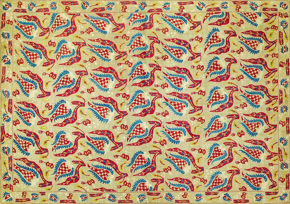 Turkish Bed cover pattern ca 1850 art print by William Morris for $57.95 CAD