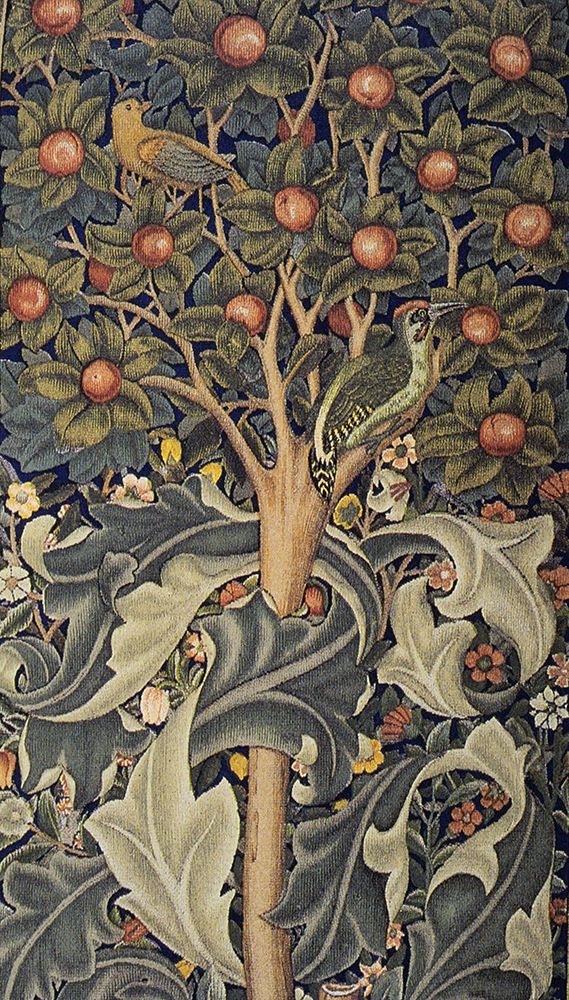 Woodpecker Tapestry 1885 art print by William Morris for $57.95 CAD