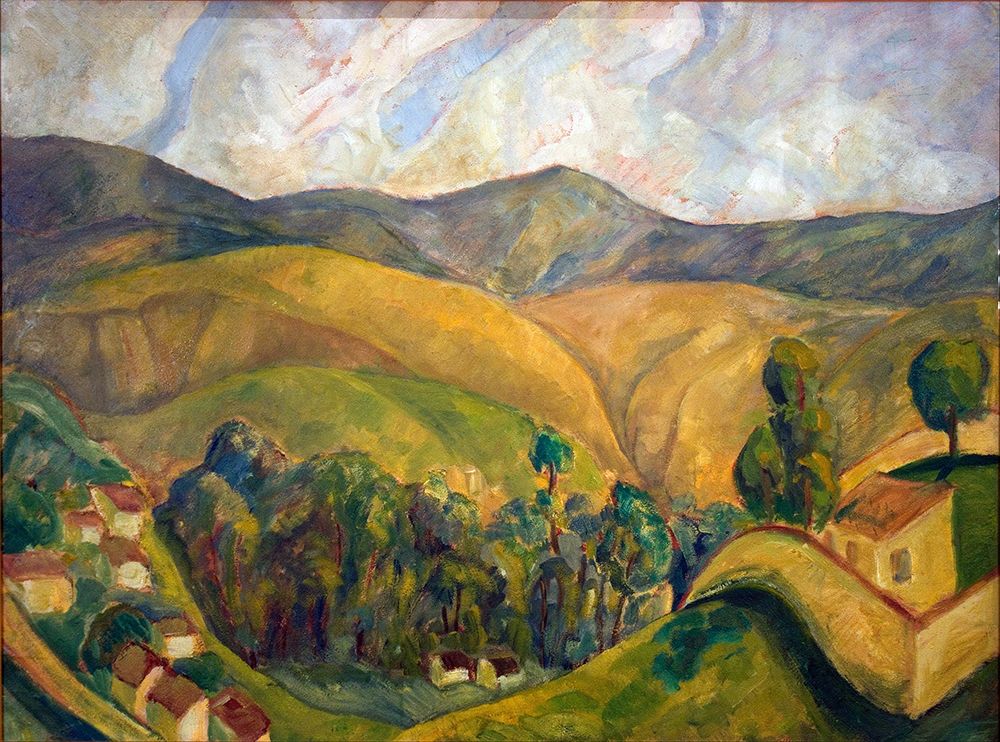 Landscape 1911 art print by Diego Rivera for $57.95 CAD