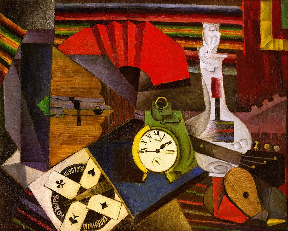 The Alarm Clock 1914 art print by Diego Rivera for $57.95 CAD