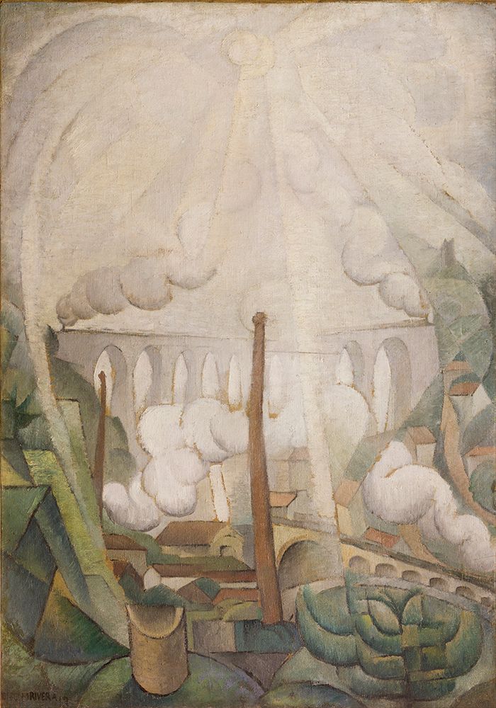 The Sun Breaking through the Mist 1913 art print by Diego Rivera for $57.95 CAD