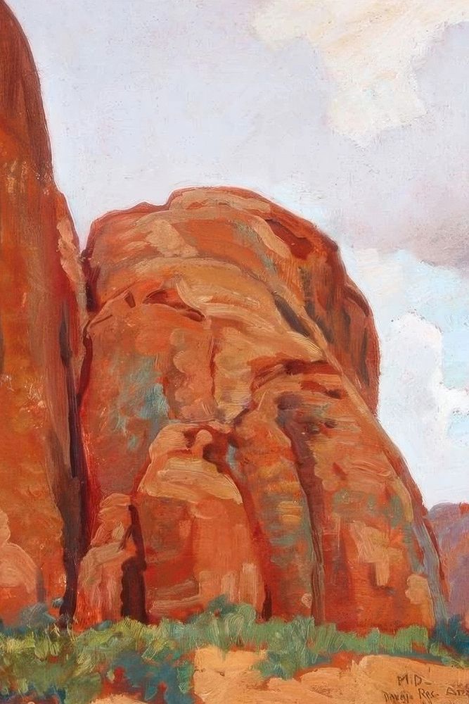 A Navajo Reservation, Off Monument Valley, Arizona, 1932 art print by Maynard Dixon for $57.95 CAD