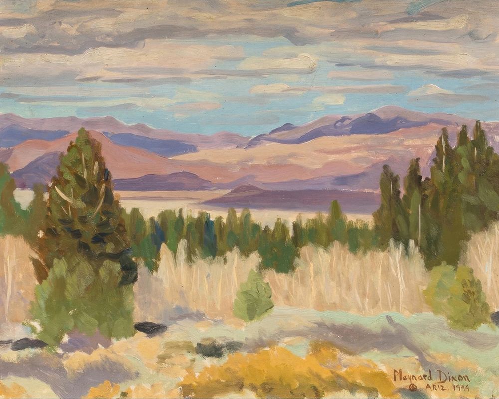 Arizona Landscape 1944 art print by Maynard Dixon for $57.95 CAD