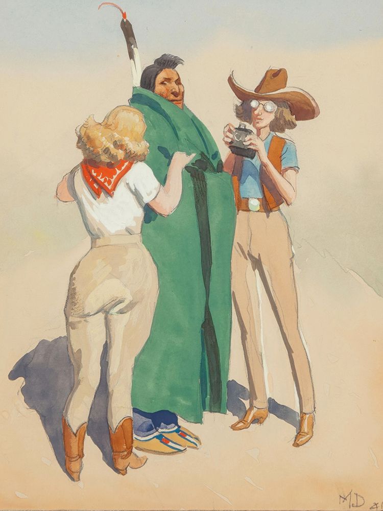 Big Chief from Dude Ranch Series 1941 art print by Maynard Dixon for $57.95 CAD