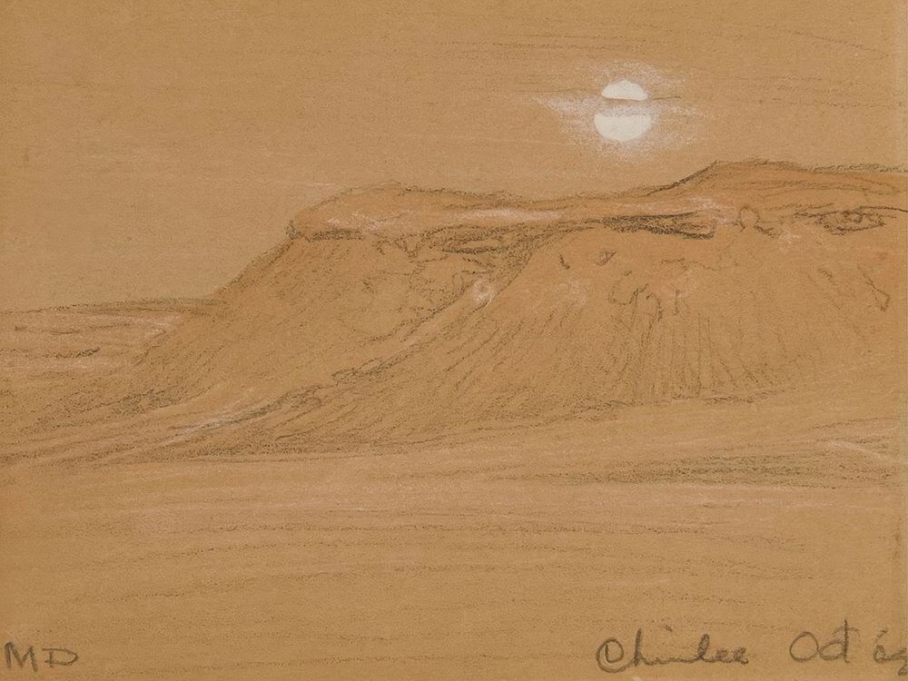 Chinlee Full Moon art print by Maynard Dixon for $57.95 CAD