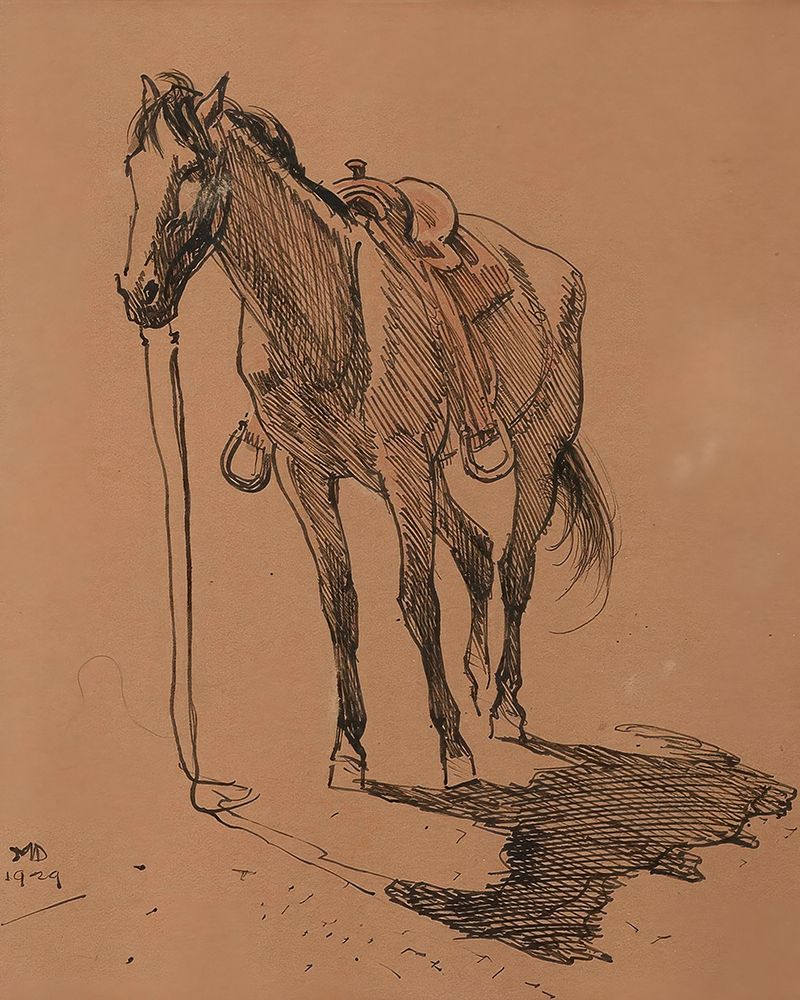 Cow Pony 1929 art print by Maynard Dixon for $57.95 CAD