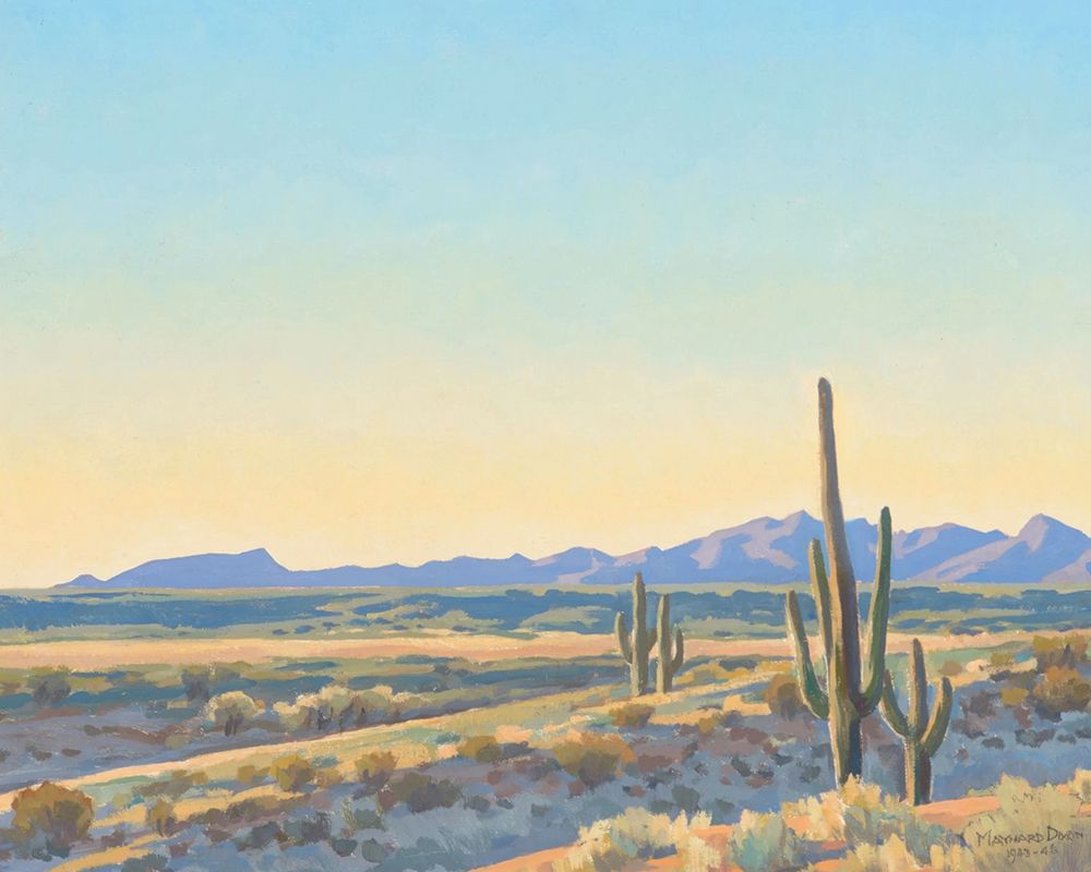 Desert Evening 1943 art print by Maynard Dixon for $57.95 CAD