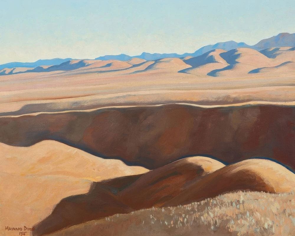 Deserted Sheep Range 1935 art print by Maynard Dixon for $57.95 CAD