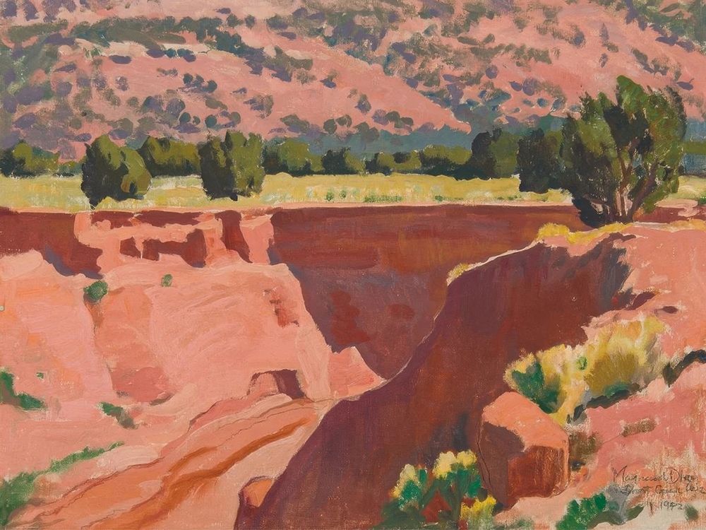 Gorge at Short Creek 1942 art print by Maynard Dixon for $57.95 CAD