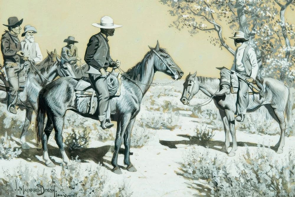 Hello Stranger 1895 art print by Maynard Dixon for $57.95 CAD