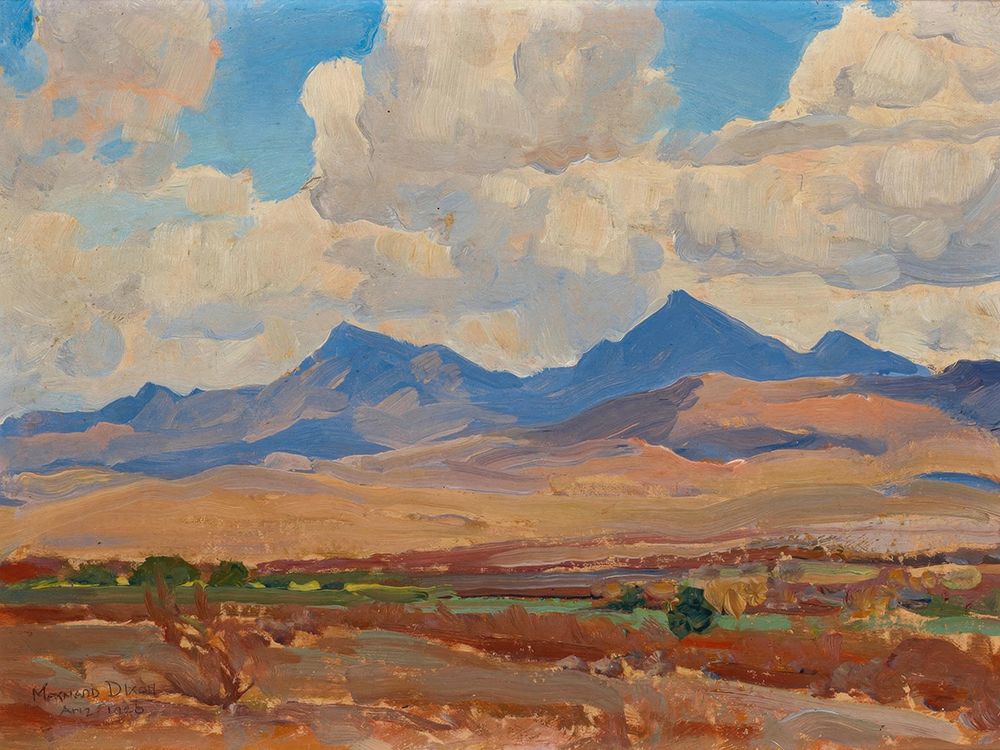 Hills Near Tumacacori Mission, Arizona 1926 art print by Maynard Dixon for $57.95 CAD