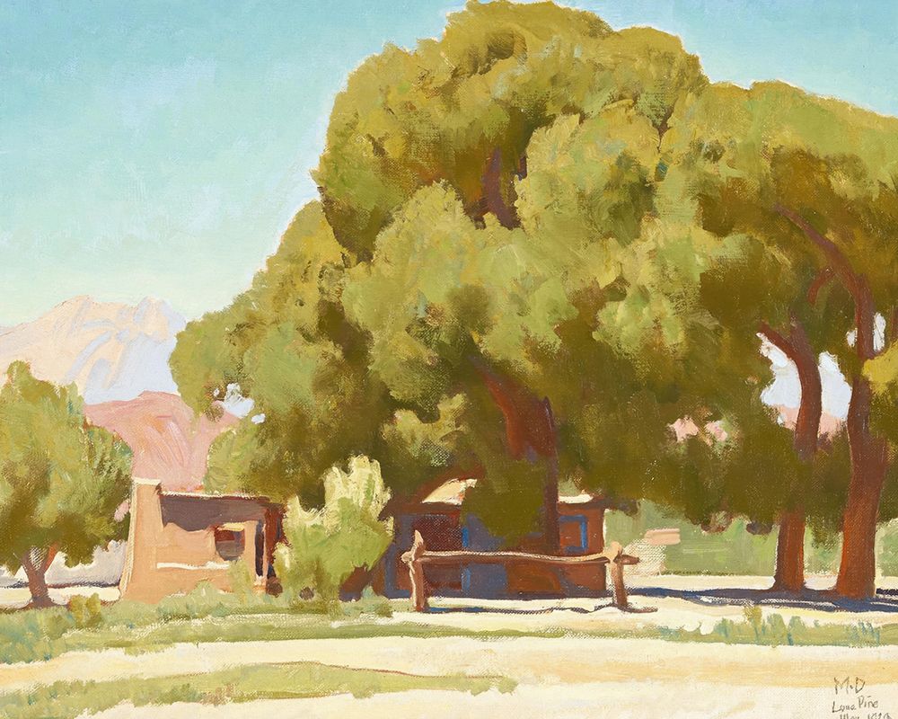 Home in the Desert, Lone Pine 1929 art print by Maynard Dixon for $57.95 CAD