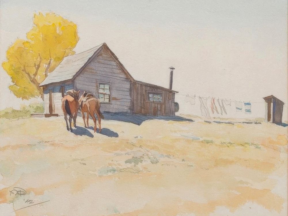 Homestead 1942 art print by Maynard Dixon for $57.95 CAD