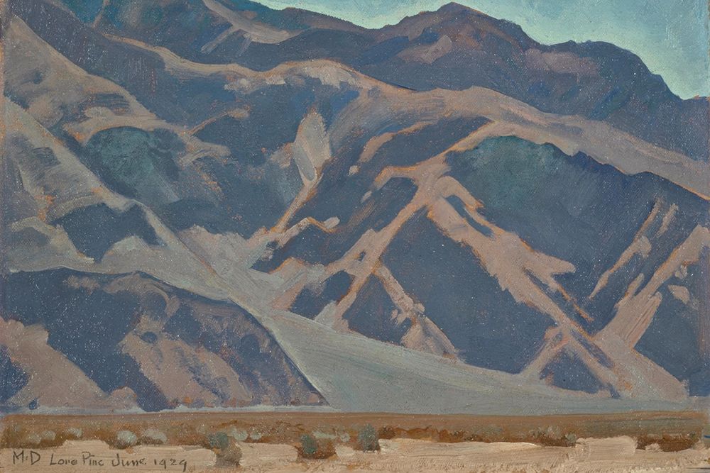Inyo Mountains 1929 art print by Maynard Dixon for $57.95 CAD