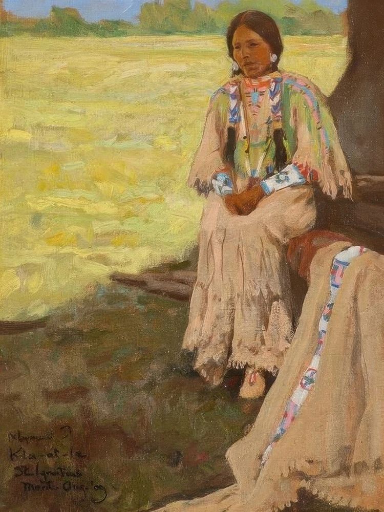 Kla-at-la, St. Ignatius Mont 1909 art print by Maynard Dixon for $57.95 CAD