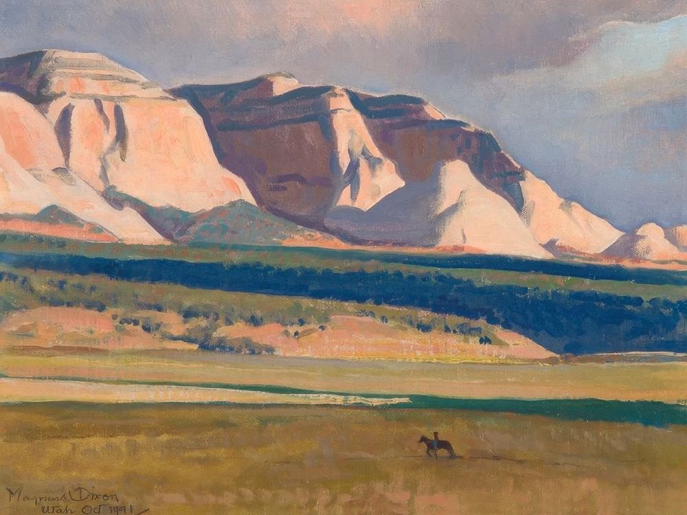 Mesa Toward Sunset 1941 art print by Maynard Dixon for $57.95 CAD