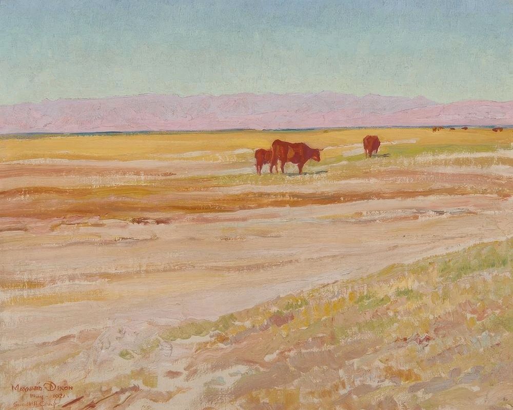 Morning on the San Joaquin Plains 1921 art print by Maynard Dixon for $57.95 CAD