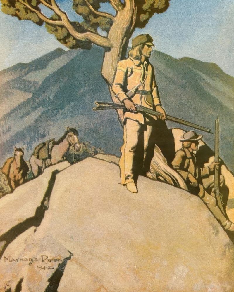 Mountain Men art print by Maynard Dixon for $57.95 CAD