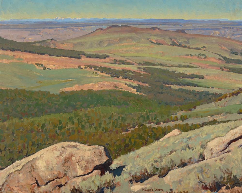 Mountain to Mountain Top 1927 art print by Maynard Dixon for $57.95 CAD