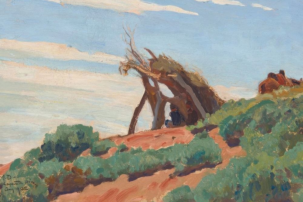 Navajo Sun Shelter 1922 art print by Maynard Dixon for $57.95 CAD