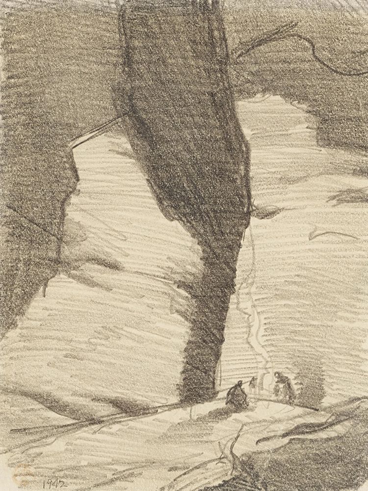 Navajos in a Canyon 1942 art print by Maynard Dixon for $57.95 CAD