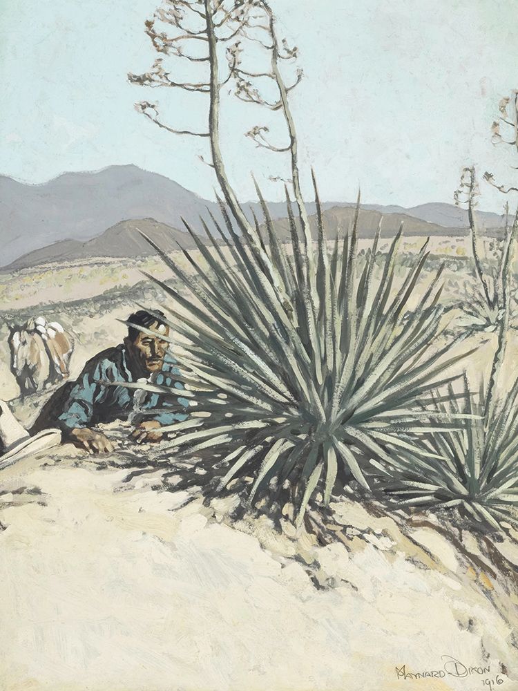 Over the Border 1916 art print by Maynard Dixon for $57.95 CAD
