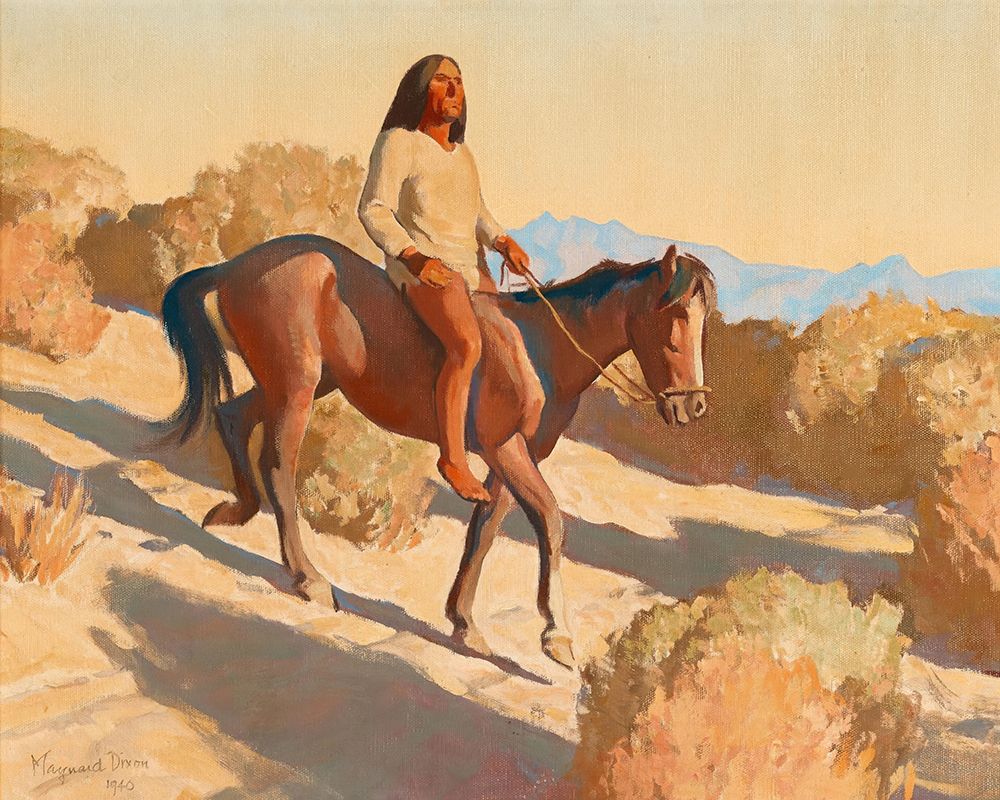 Pima Indian Arizona 1940 art print by Maynard Dixon for $57.95 CAD