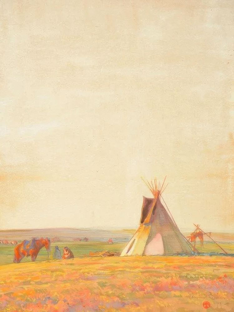 Prairie Evening 1919 art print by Maynard Dixon for $57.95 CAD