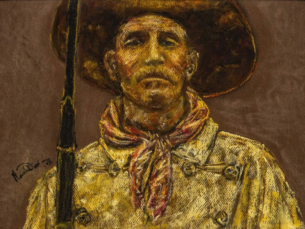 Ranger Portrait 1908 art print by Maynard Dixon for $57.95 CAD