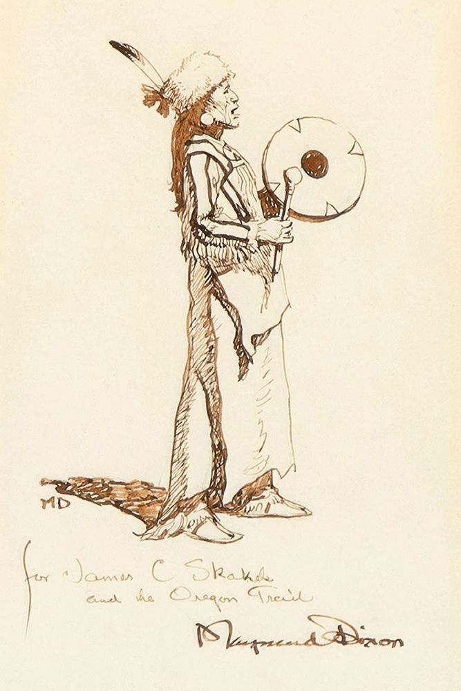 Sioux Camp Crier ca 1943 art print by Maynard Dixon for $57.95 CAD