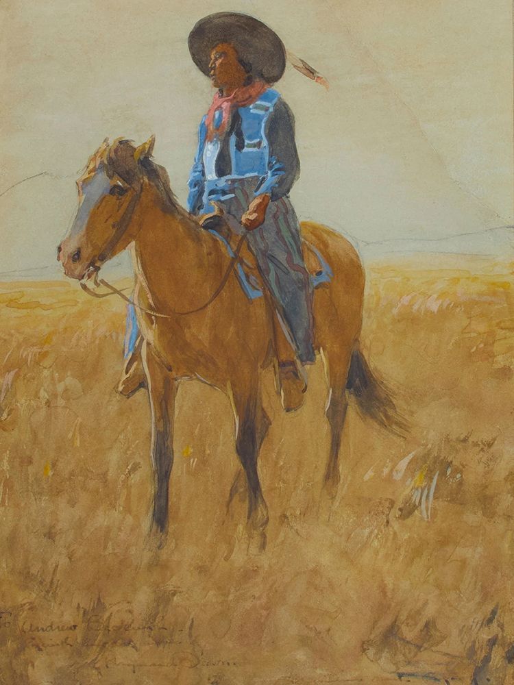 Southern Plains Indian on Horseback art print by Maynard Dixon for $57.95 CAD