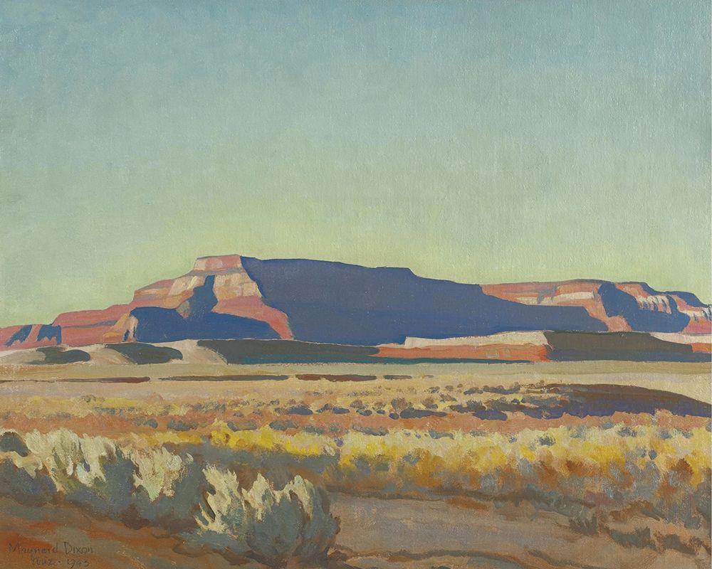 Striped Mesa art print by Maynard Dixon for $57.95 CAD
