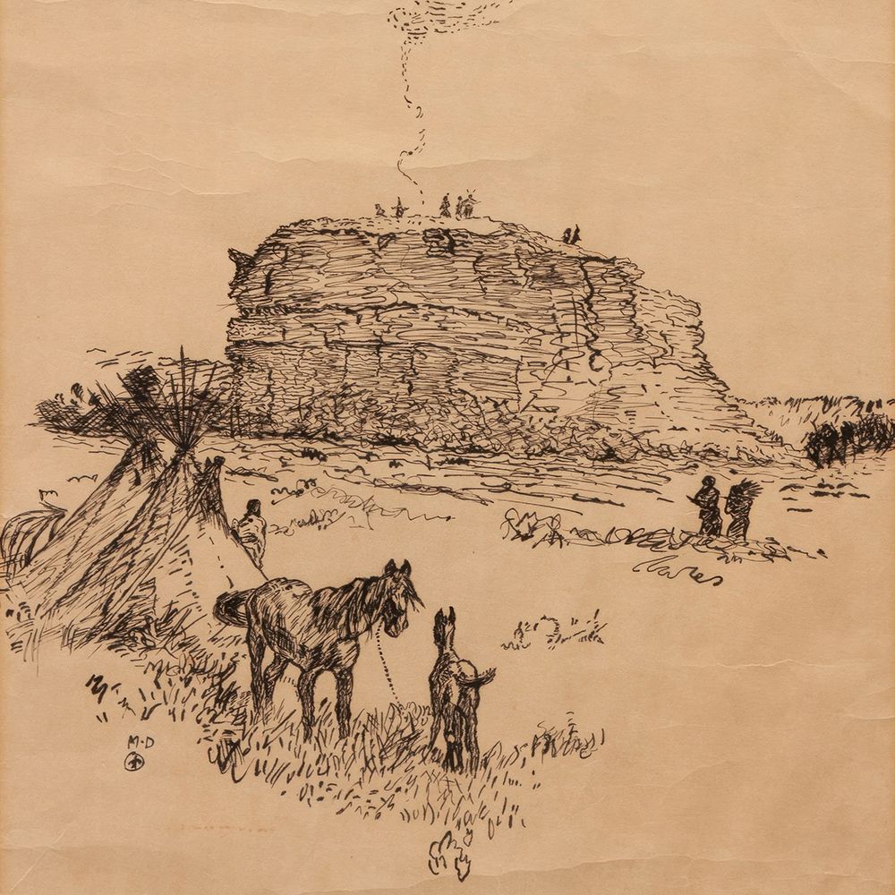 Strong Hold art print by Maynard Dixon for $57.95 CAD