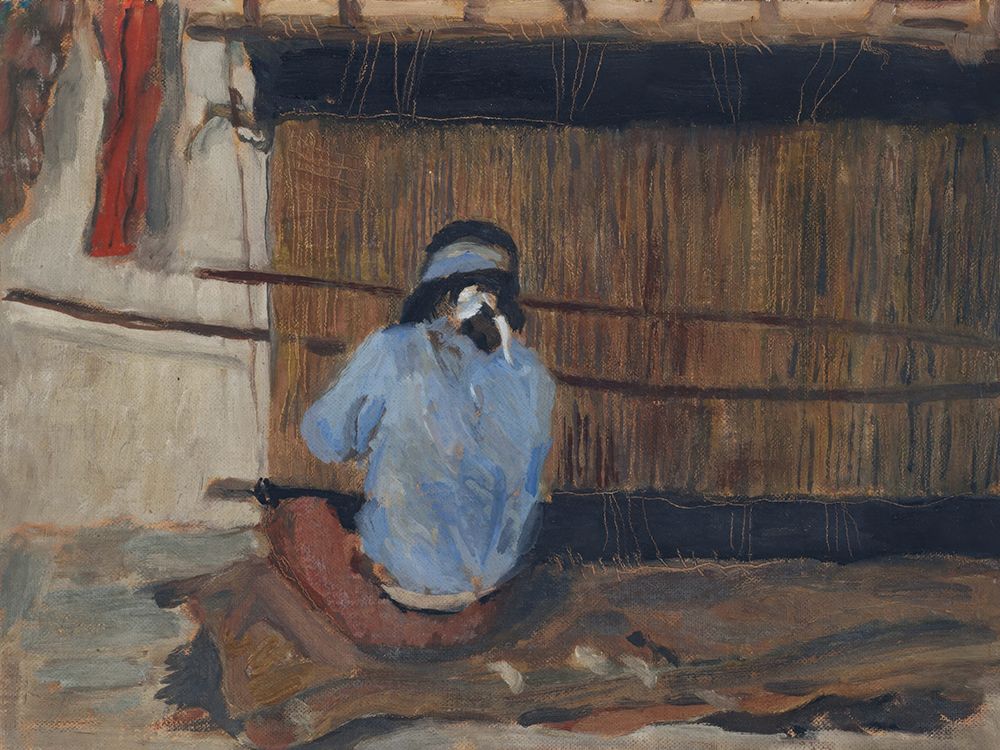 Study for Hopi Weaver ca 1921 art print by Maynard Dixon for $57.95 CAD
