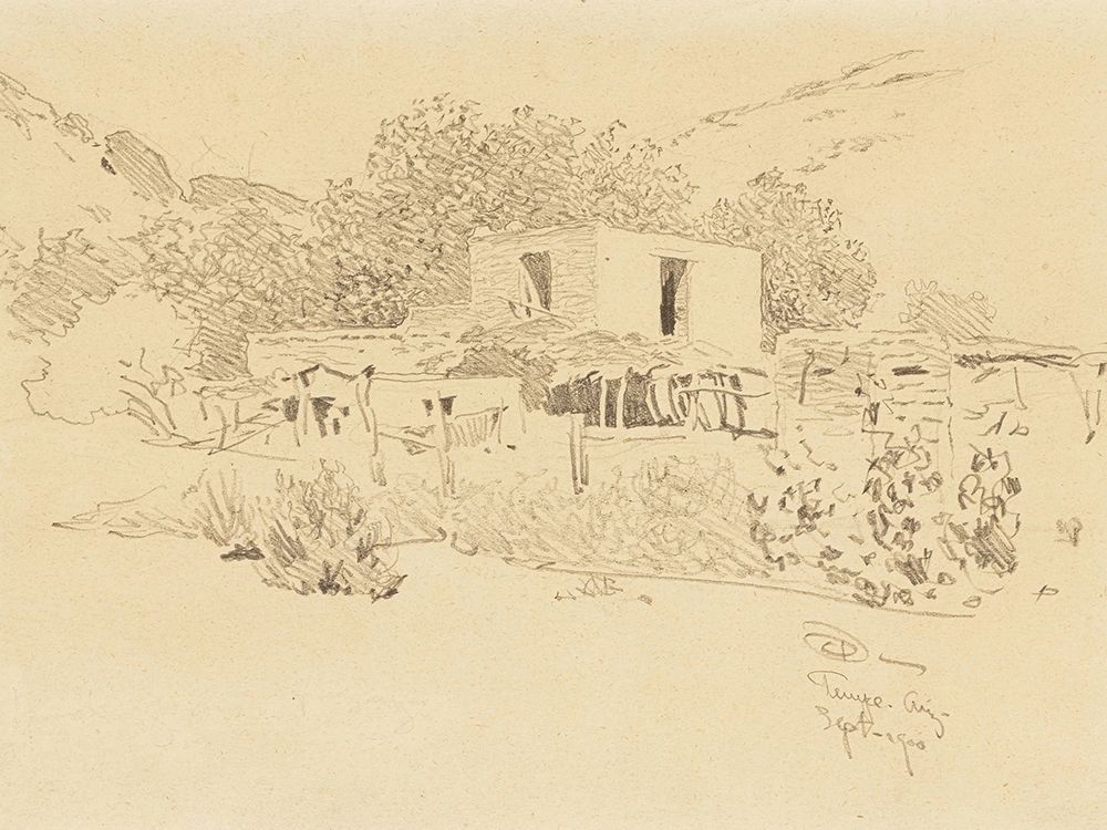 Tempe, Arizona 1900 art print by Maynard Dixon for $57.95 CAD