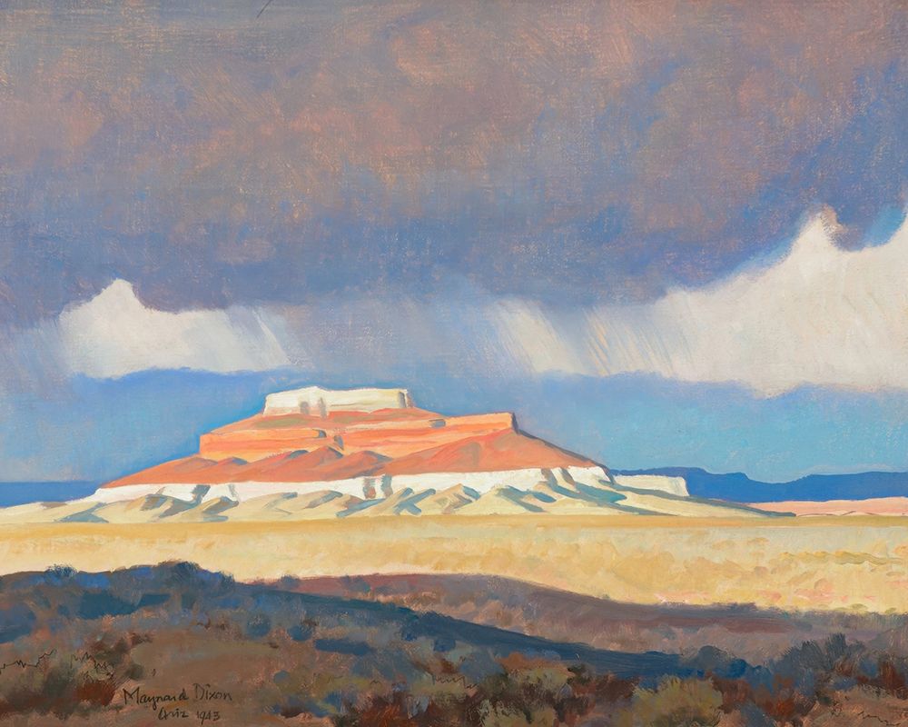 Thunder Over Shiprock 1943 art print by Maynard Dixon for $57.95 CAD