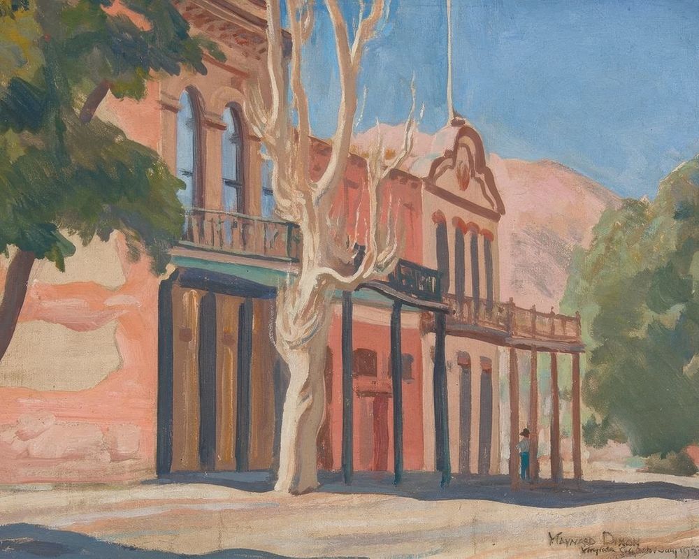 Virginia City 1933 art print by Maynard Dixon for $57.95 CAD