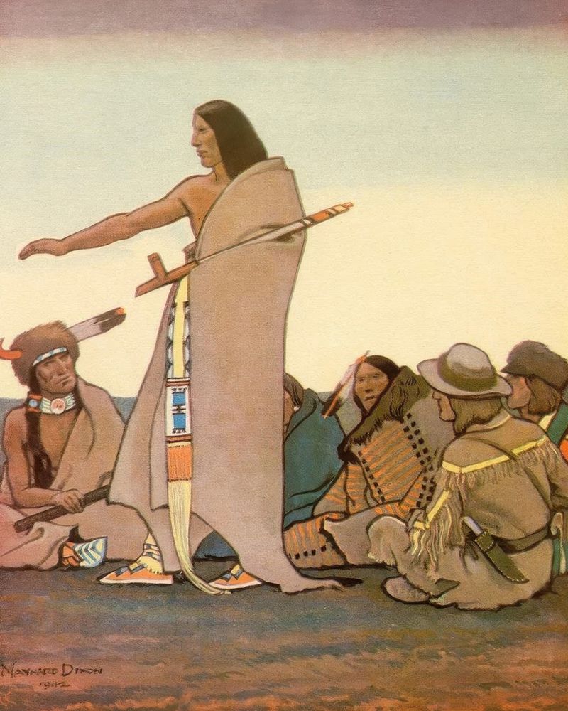 War Talk art print by Maynard Dixon for $57.95 CAD