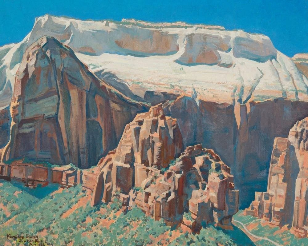 West Walls of Zion 1933 art print by Maynard Dixon for $57.95 CAD