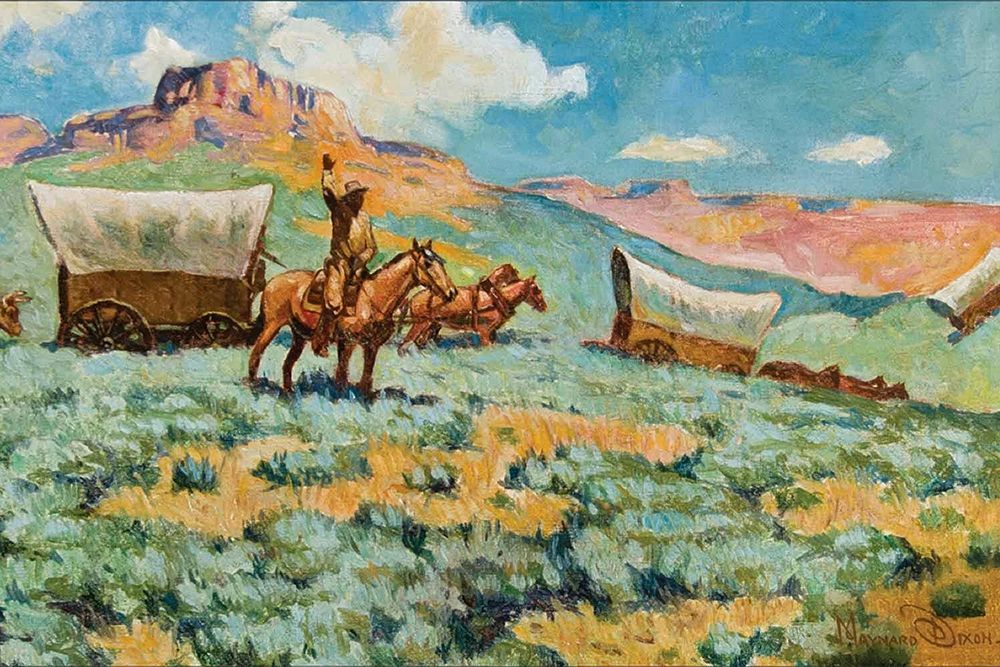 Westward Bound 1908 art print by Maynard Dixon for $57.95 CAD