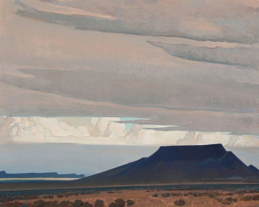 Winter Landscape art print by Maynard Dixon for $57.95 CAD