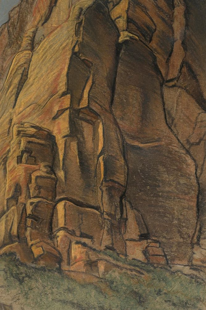 Zion National Park 1933 art print by Maynard Dixon for $57.95 CAD