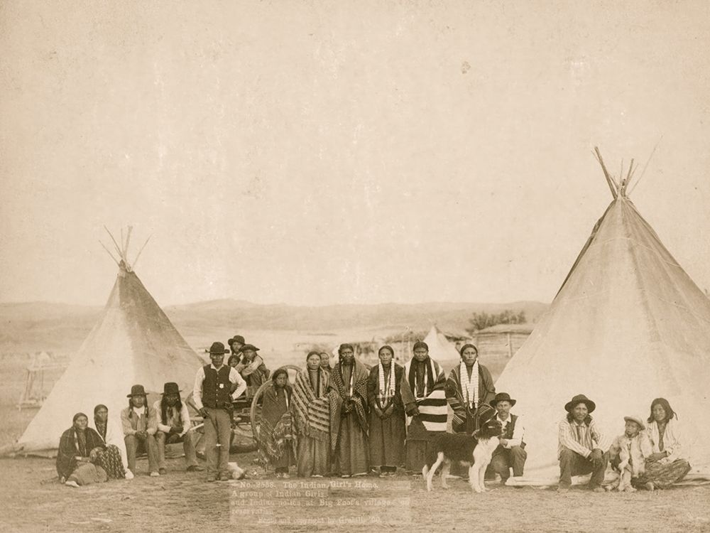 Indian Girls Home art print by John C.H. Grabill for $57.95 CAD