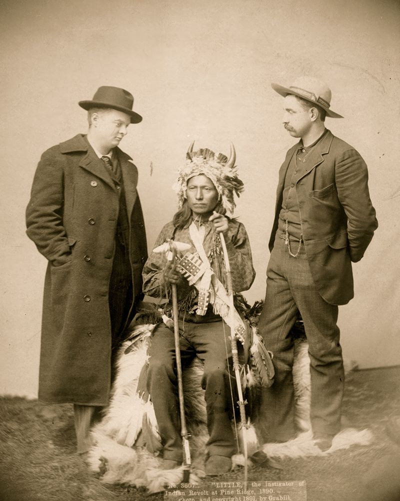 Little, the instigator of Indian Revolt at Pine Ridge, 1890 art print by John C.H. Grabill for $57.95 CAD