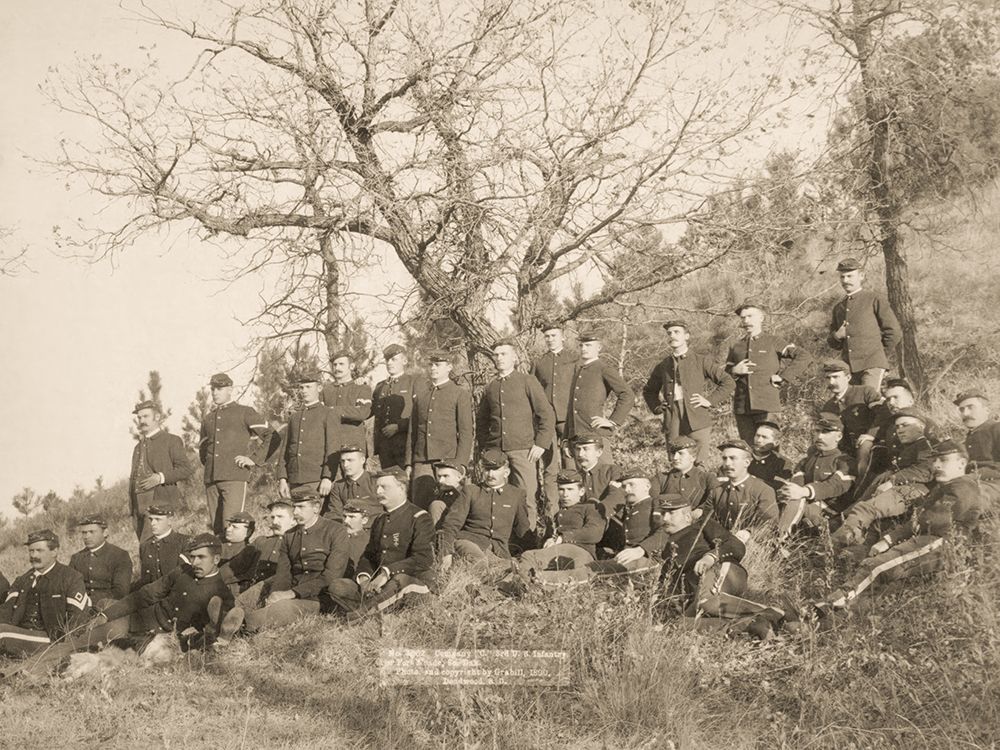 5th U.S. Infantry - Fort Meade, SD. art print by John C.H. Grabill for $57.95 CAD