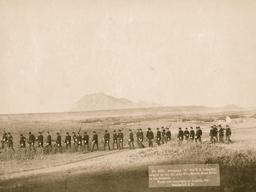 Bluecoat Infantry on the March art print by John C.H. Grabill for $57.95 CAD