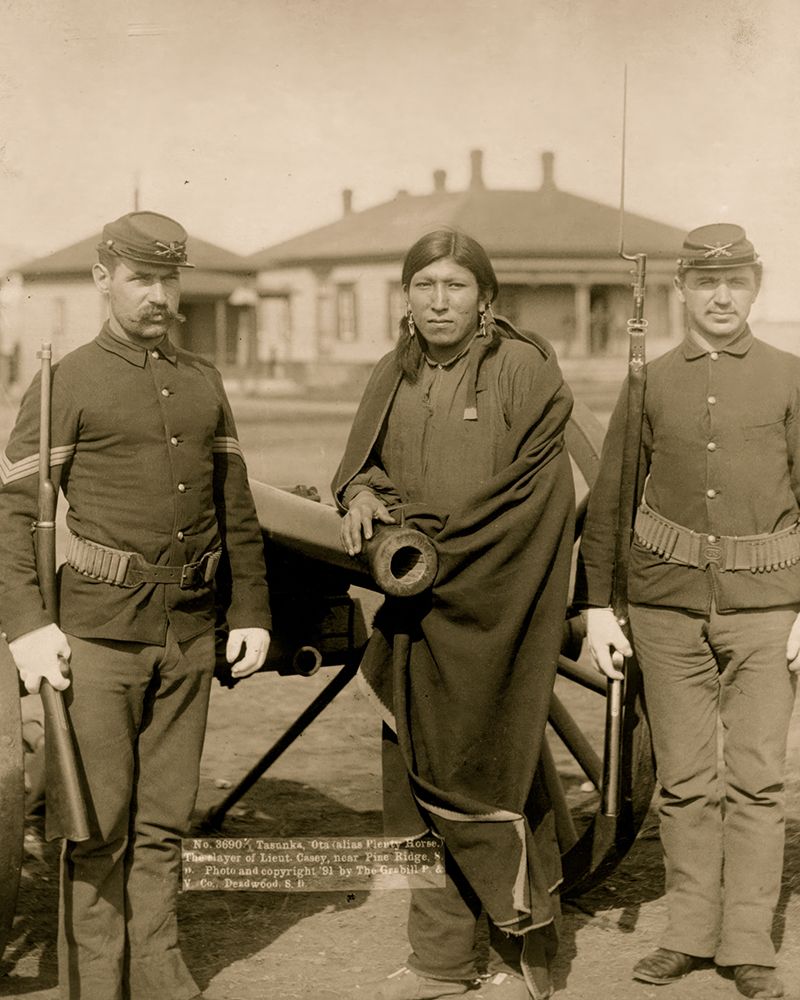 Capt. Taylor and Indian Scout art print by John C.H. Grabill for $57.95 CAD