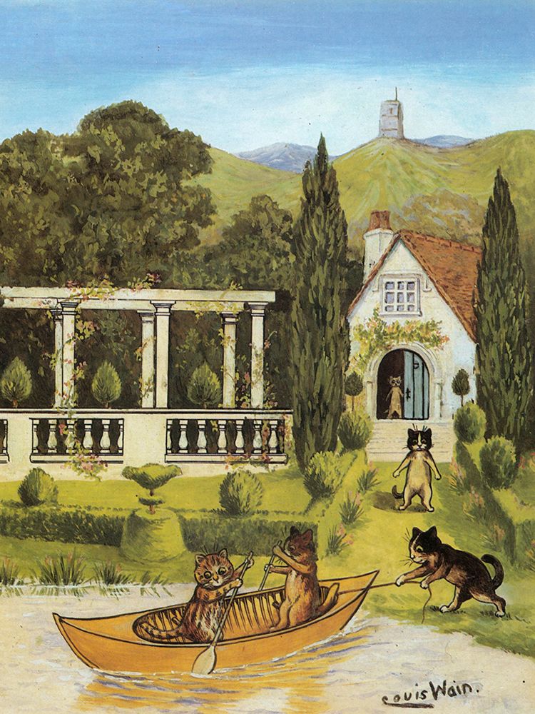 The Ferry Boat art print by Louis Wain for $57.95 CAD