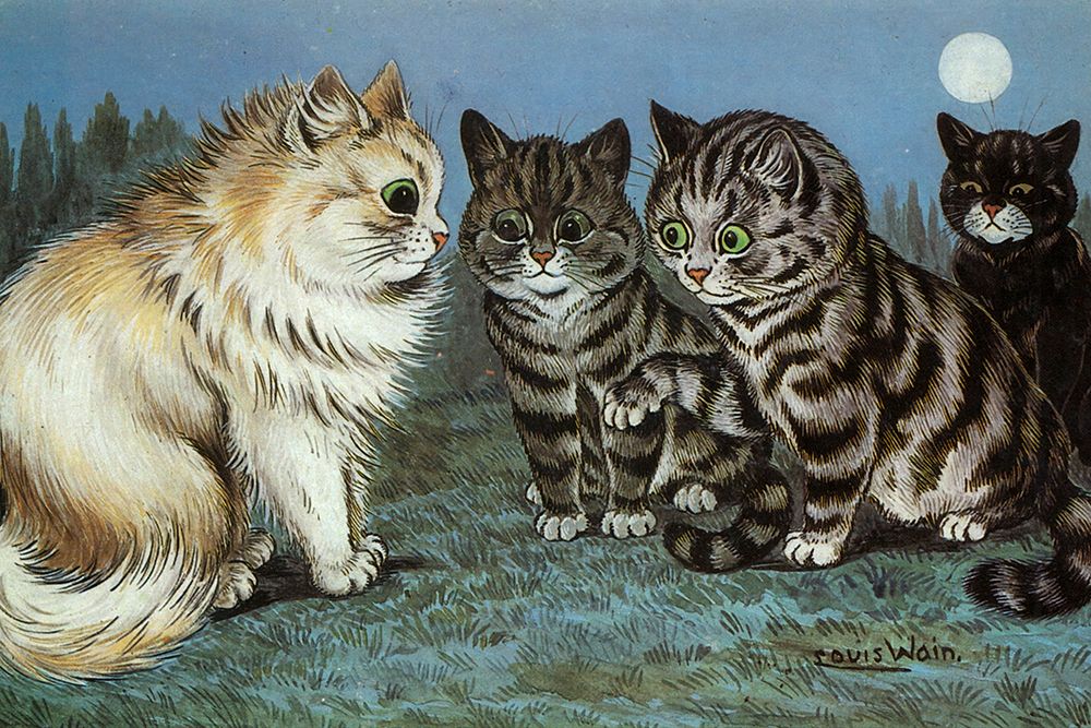 The New Arrival art print by Louis Wain for $57.95 CAD