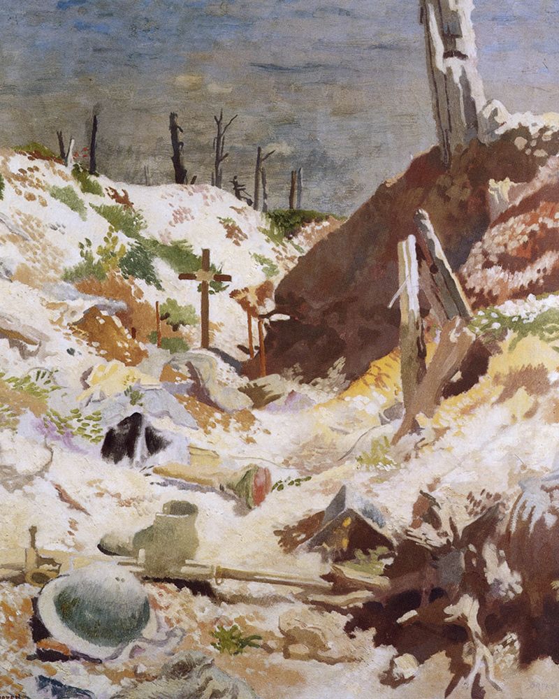 A Grave in a Trench 1917 art print by William Orpen for $57.95 CAD